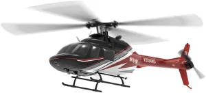 1/27 F08 206 RC Helicopter, 2.4G 6CH Brushless Direct-Drive 6G Flybarless RC Military Helicopter, Remote Control Helicopter for Adults Outdoor RC Armed Helicopter Toy Gift -RTF