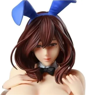 1/4 Bunny Girl Anime Action Ecchi Figure nsfw Cartoon Character Statue Figure Realistic Collectible Model Adult Toys 41cm/16.1in(Blue)