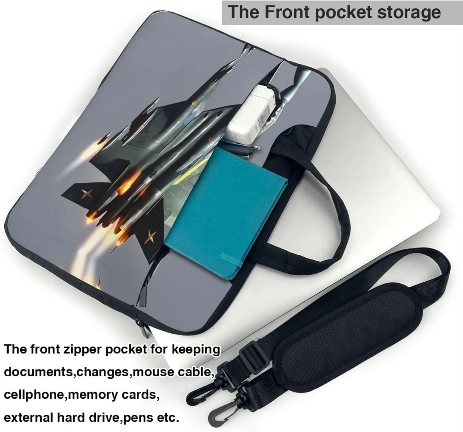 15.6-Inch Laptop Computer And Tablet Shoulder Bag Carrying Case,Business Casual,Lavender Stamp Print