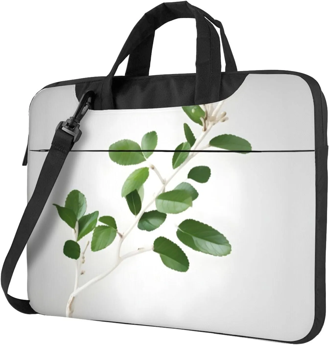 15.6-Inch Laptop Computer And Tablet Shoulder Bag Carrying Case,Business Casual,Winter Cable Ski Lift Print