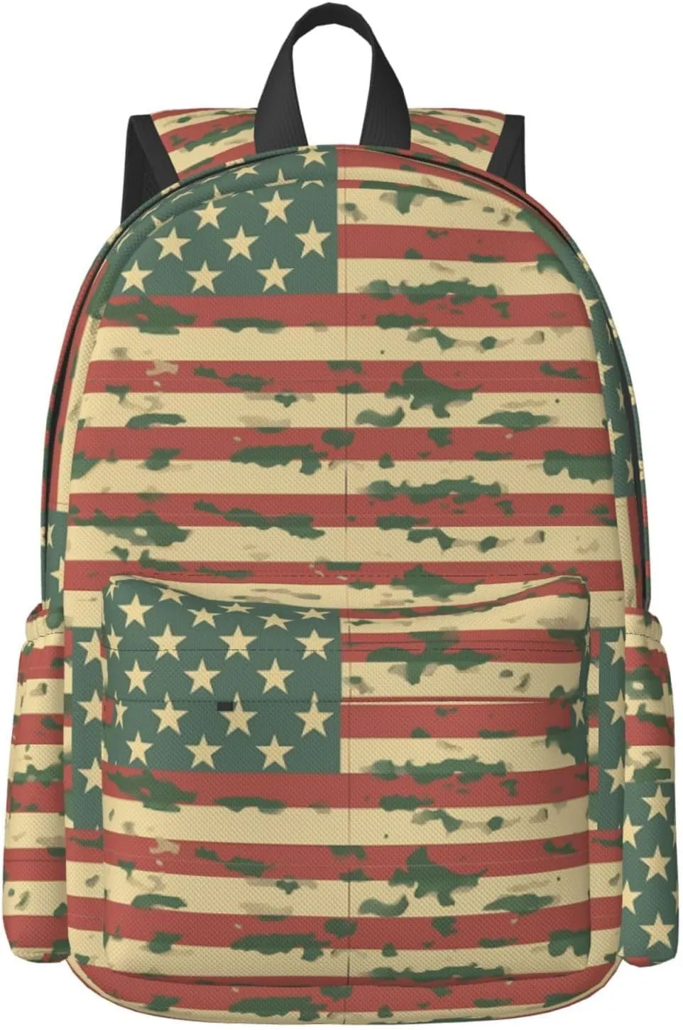 17 Inch Backpack American Army Camo Pattern Cute Red Panda Laptop Backpack Shoulder Bag School Bookbag Casual Daypack