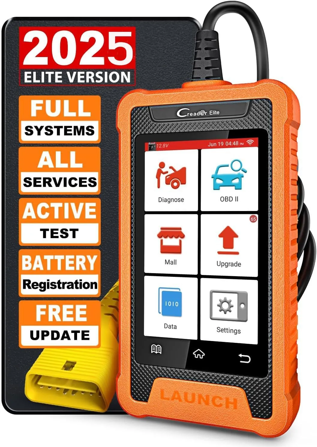 2025 LAUNCH Creader Elite for Mercedes-Benz MB Sprinter Maybach Full System OBD2 Scanner, Bidirectional Diagnostic Scan Tool, All Service Code Reader,ECU Coding, AutoVin, Lifetime Fr-ee Update
