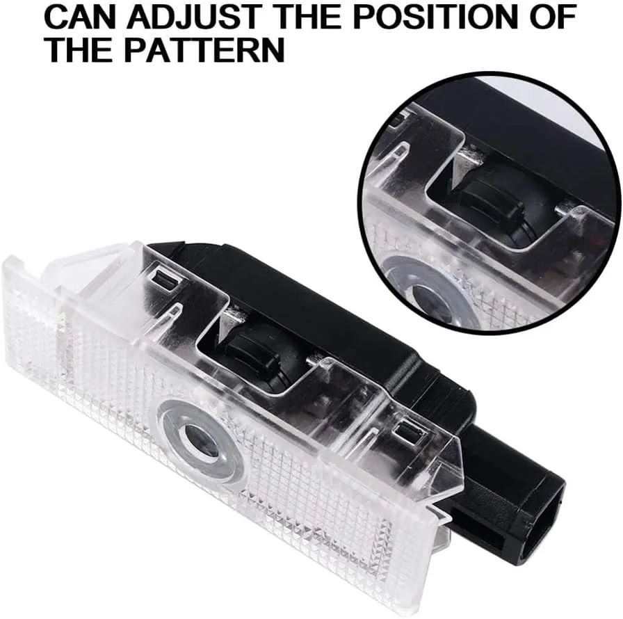 2X Car LED Door Welcome Light Logo Projector for Alfa Romeo Giulia Giulietta Mito Stelvio Brera 147 156 159,03