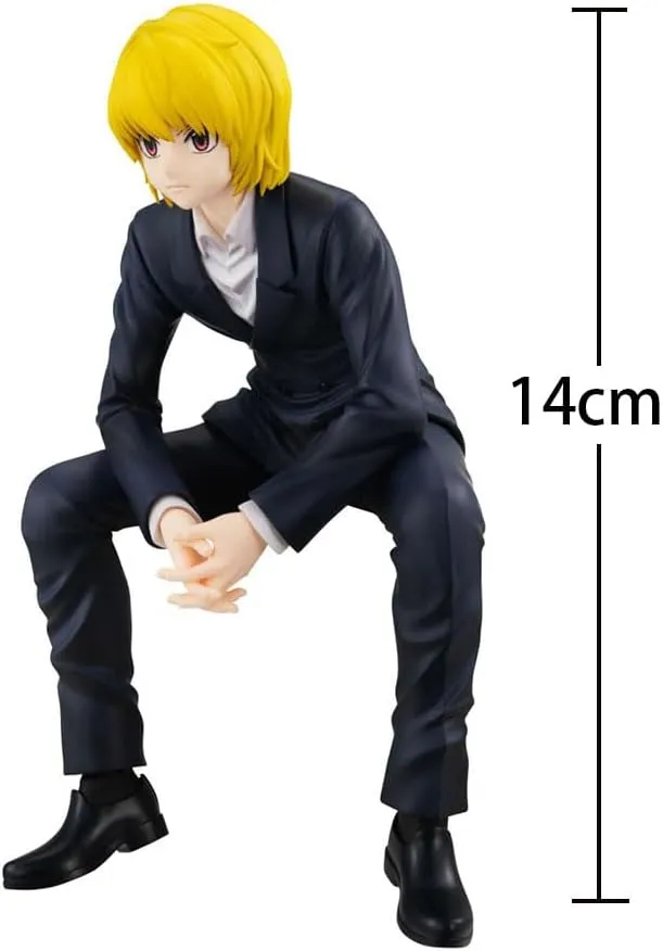 4pcs Chrollo Lucilfer Kurapika Illumi Zaoldyck Hisoka Figure Anime Statue PVC Model 15cm Action Figure Collectible Decoration Ornaments