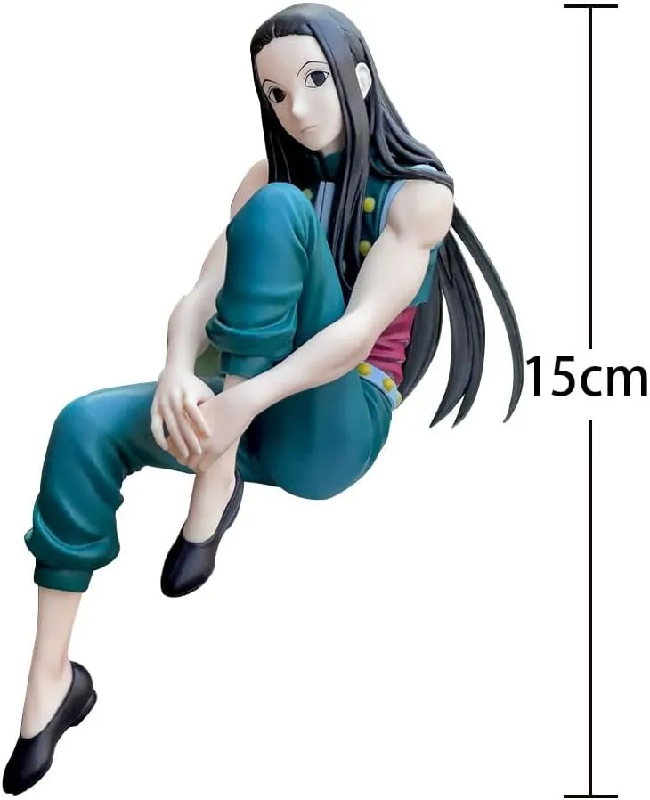 4pcs Chrollo Lucilfer Kurapika Illumi Zaoldyck Hisoka Figure Anime Statue PVC Model 15cm Action Figure Collectible Decoration Ornaments