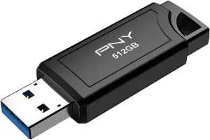512GB PNY PRO Elite V3 USB 3.2 Gen 2 Flash Drive – Up to 1000MB/s Read, Up to 800MB/s Write, Extreme Performance for Professional Data Storage and Transfers, Premium Metal Design, Type-A Connector