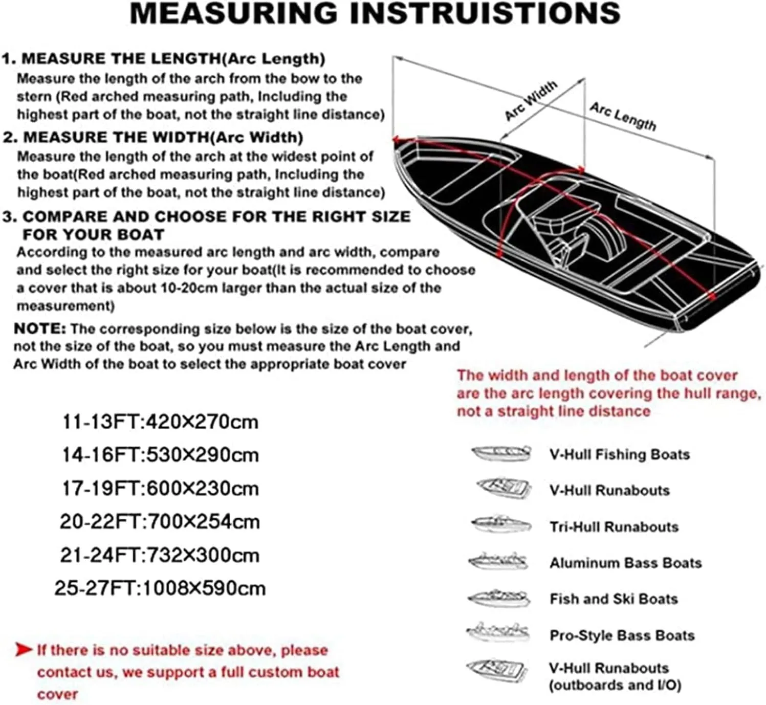 600D Heavy Duty Boat Cover All Weather Shade Marine Grade Polyester Canvas Centre Console Cover V-Hull Boat Yacht Cover(22FT)