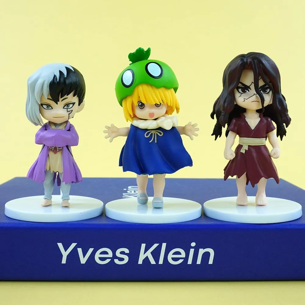 6pcs Ishigami Senkuu Figure Kohaku Shishio Tsukasa Anime Figure Collections 10cm Cute Nanami Ryusui Action Figure Models Cake Decor Desktop Decor