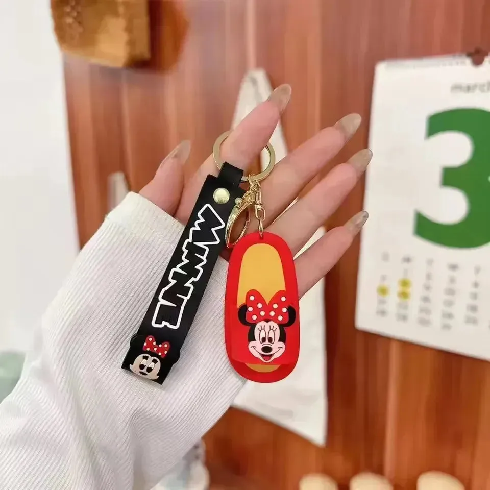 Adorable Cartoon Slipper Keychains