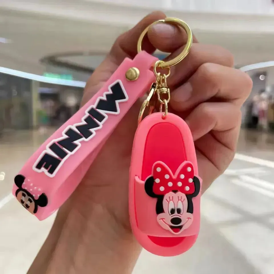 Adorable Cartoon Slipper Keychains