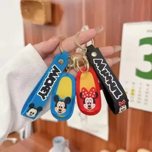 Adorable Cartoon Slipper Keychains