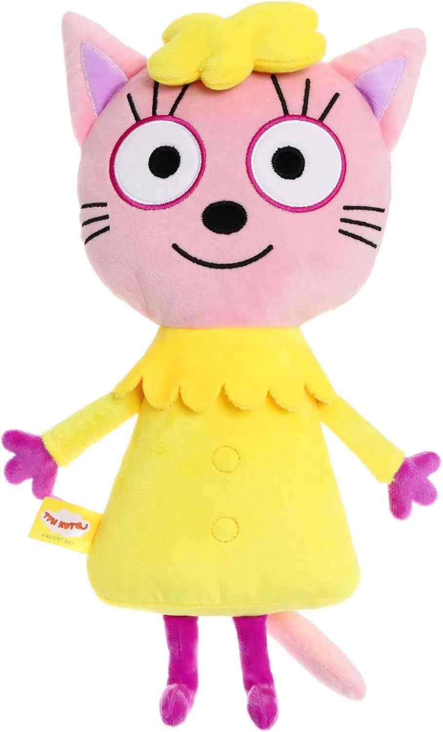 AEVVV KideCats Russian Cat Lapochka - Cartoon Tri Kota Russian Stuffed Cat Plush Figure - Original Licensed