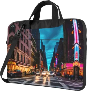 African Classic Weave Print Notebook Computer Protective Carrying Cover With Pocket,13 Inch Laptop Shoulder Bag