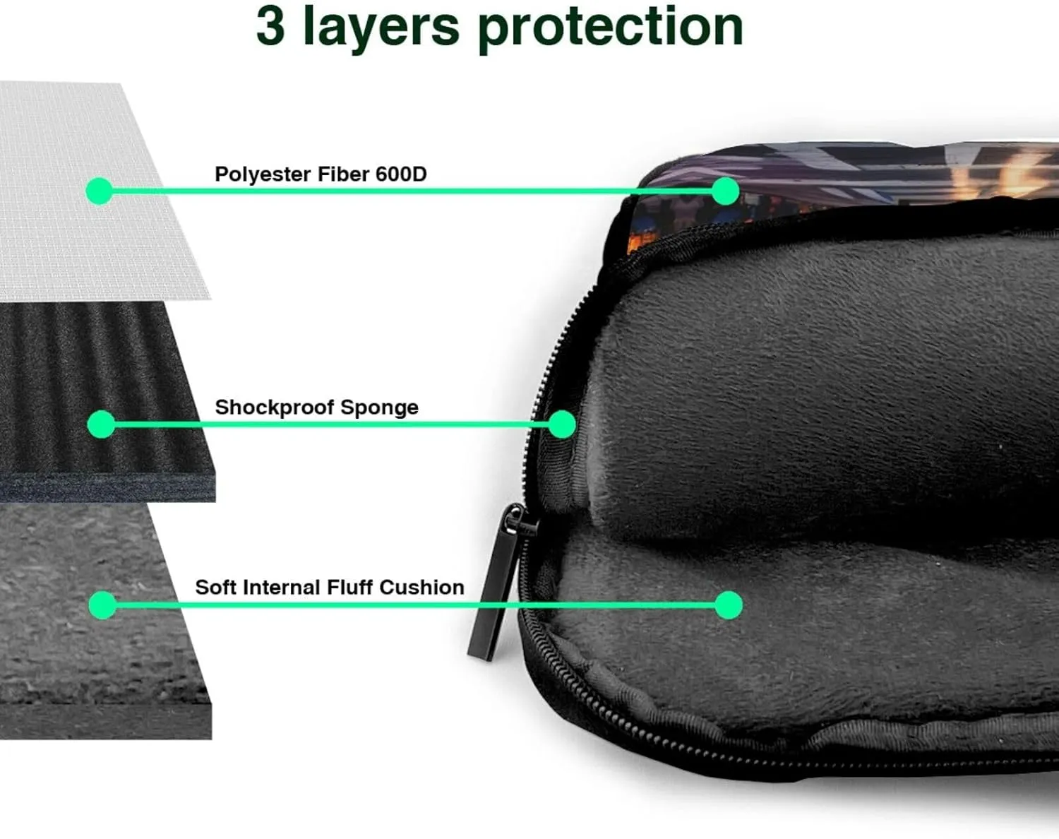 African Classic Weave Print Notebook Computer Protective Carrying Cover With Pocket,13 Inch Laptop Shoulder Bag