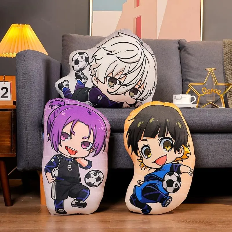 Ainme REO Mikage Plush Doll Pillow Soft Stuffed Plushie Figure, Cartoon Manga Back Cushion Throw Pillows Puppets Sofa Decorative Xmas Gifts