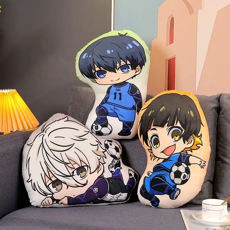 Ainme REO Mikage Plush Doll Pillow Soft Stuffed Plushie Figure, Cartoon Manga Back Cushion Throw Pillows Puppets Sofa Decorative Xmas Gifts