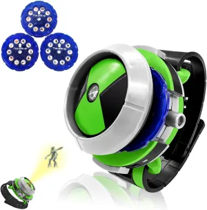 Alien Hero Watch Toys, Projector Watch with 30 Cartoon Characters Images as Kids Boys Birthday Halloween Action Figures Model Toy for Kids Party Supplies