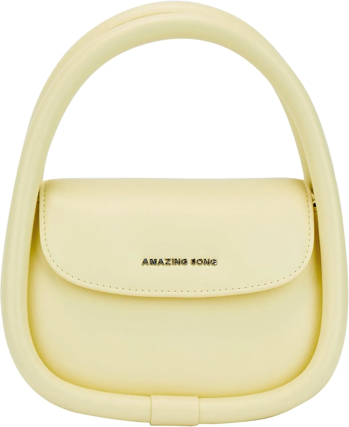 Amazing Song Small Top Handle Purses for Women, Designer Leather Handbag Removable Crossbody Strap with Box, Soft Bag