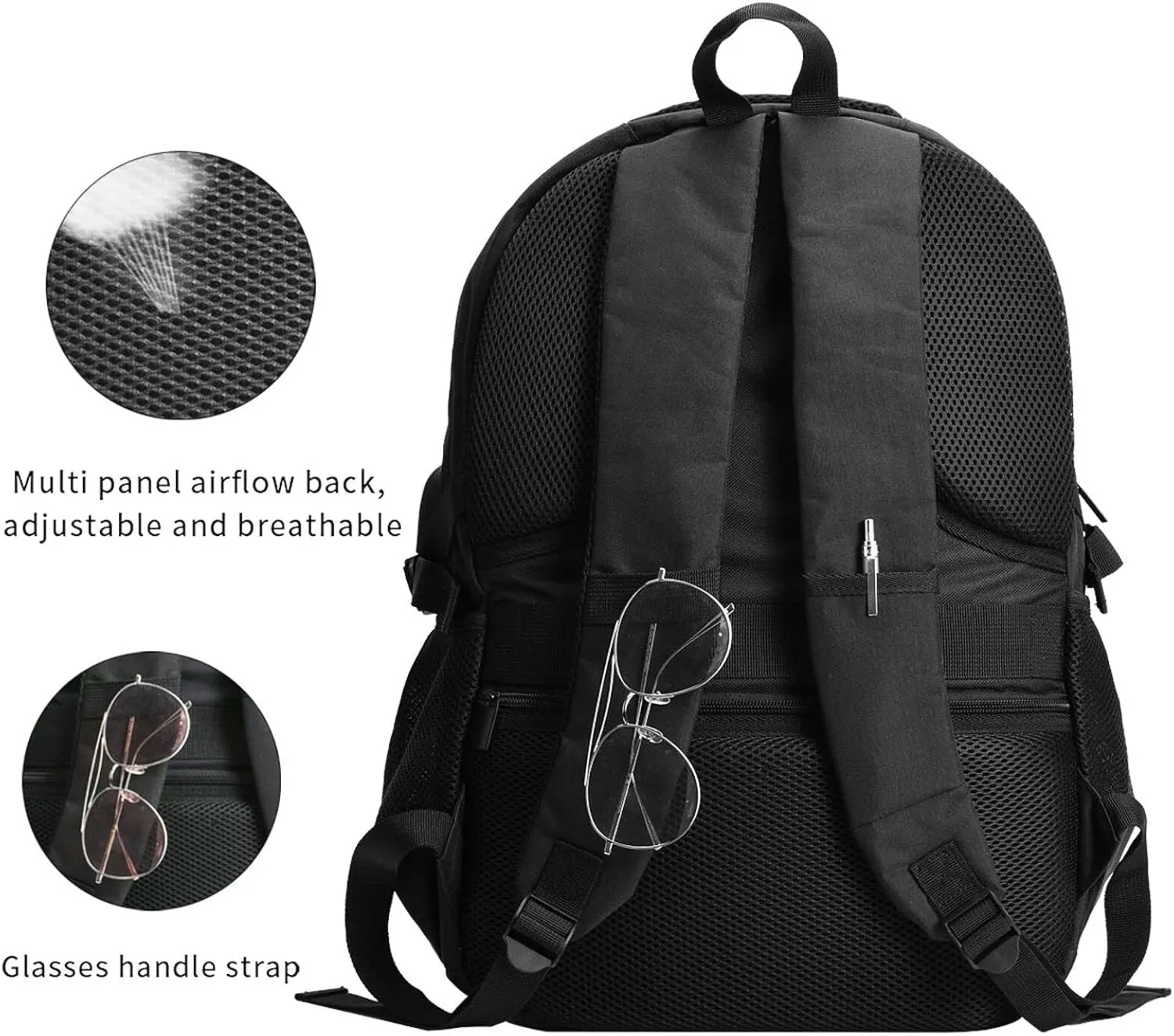American Grown Mexican Roots Casual Travel Backpacks Hiking Camping Backpack Large Outdoor Sport Daypack Laptop Rucksack Climbing Working Bags with USB Port