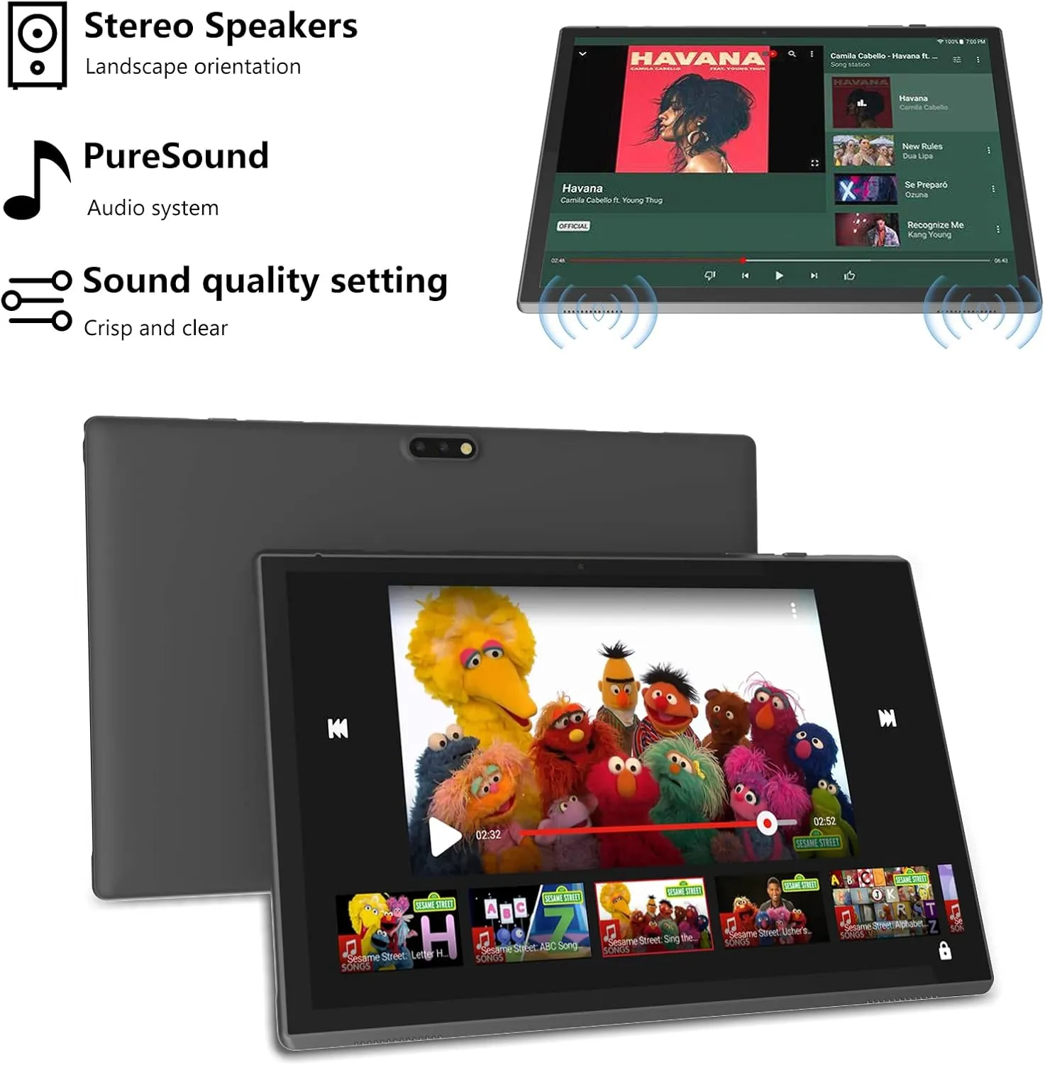Android Tablet 10 Inch Tablet With Case Screen Stylus Android 14 Tablets 6GB RAM 32GB ROM Support 1TB Expansion 6000mah Battery 10.1" IPS HD Touchscreen 2MP 8MP Dual Camera WIFI-6 Bluetooth5.0 Tablets