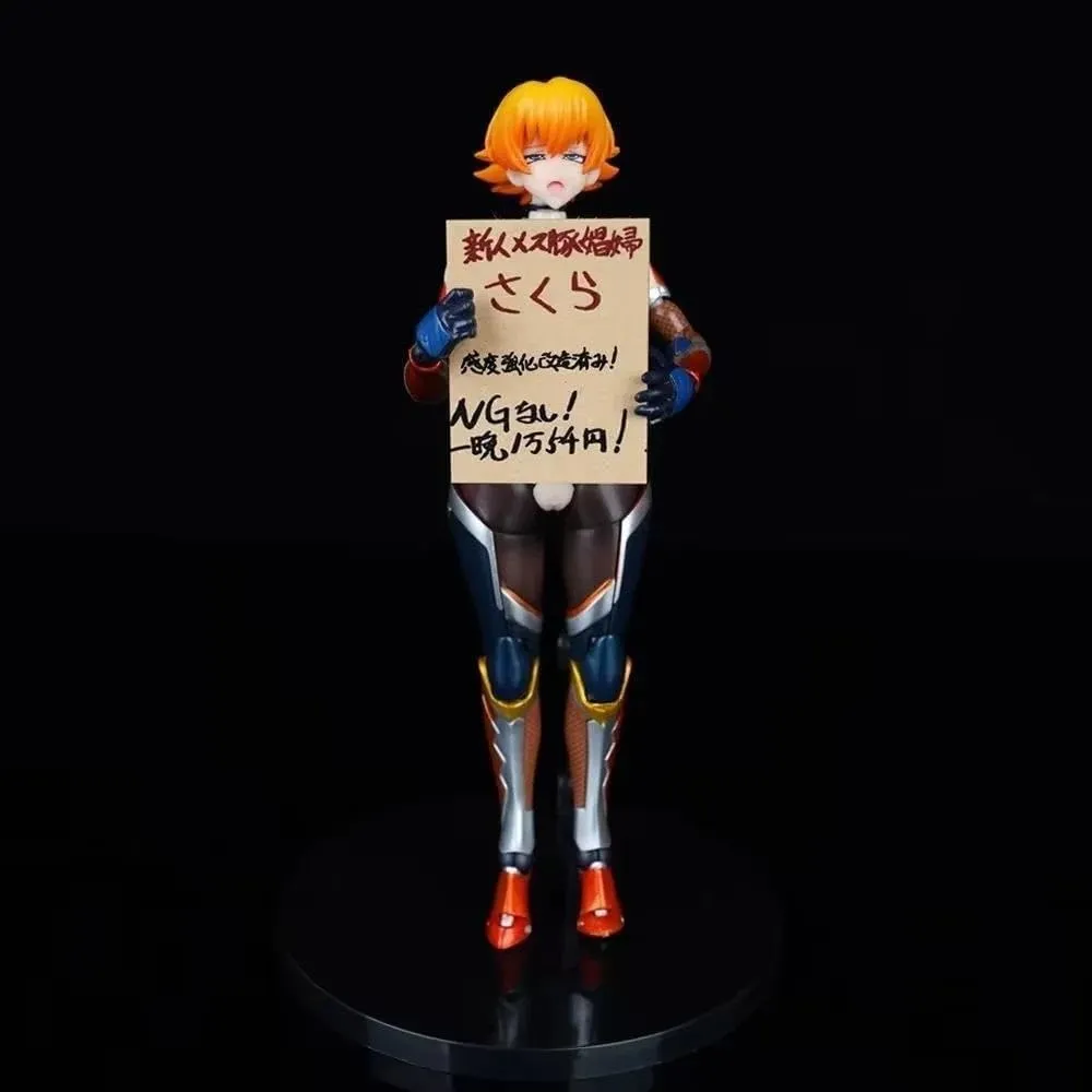Anime Action Figure, Cartoon Character Statue Realistic Collectible Model Adult Toys 6.3inches/16cm(Orange)