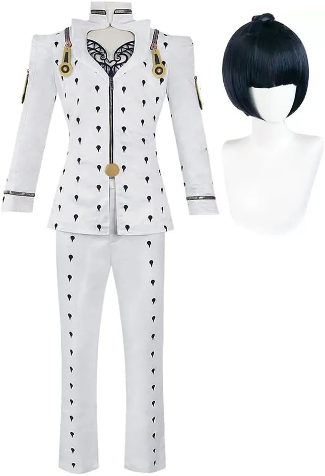 Anime Bruno Buccellati Cosplay Costume Cartoon Character Cosplay Costume Halloween Outfits with Wig