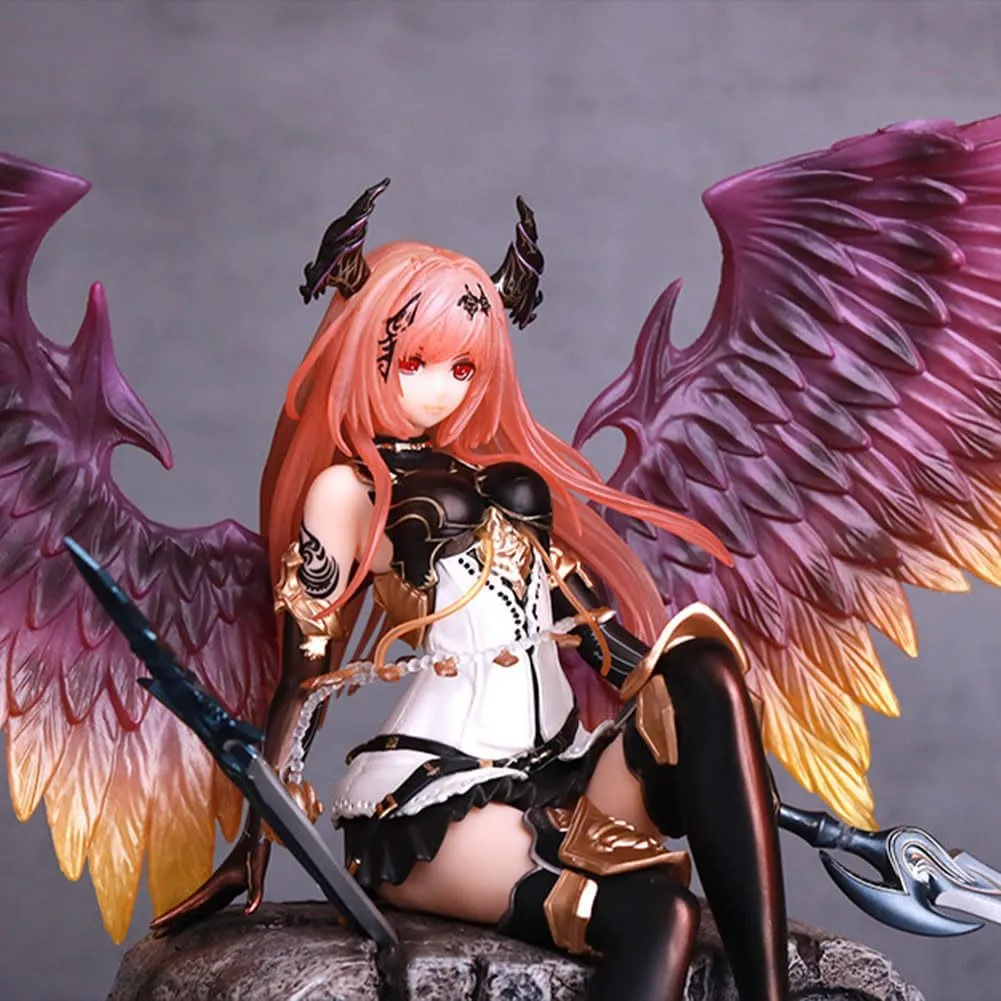 Anime Dark Angel Olivia Figure Dark Angel Olivia Illustration Model Statue Original Art Painting Figures Change Parts Figure Ornament