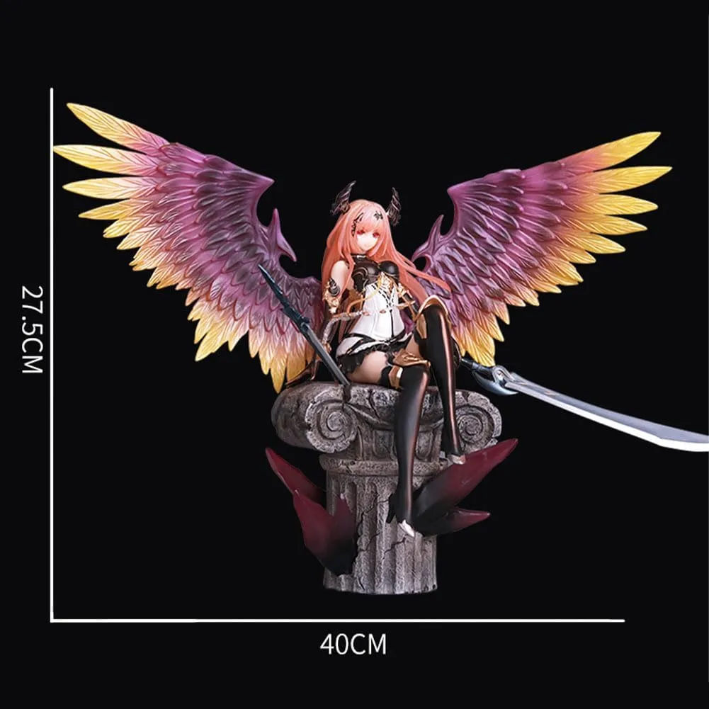 Anime Dark Angel Olivia Figure Dark Angel Olivia Illustration Model Statue Original Art Painting Figures Change Parts Figure Ornament