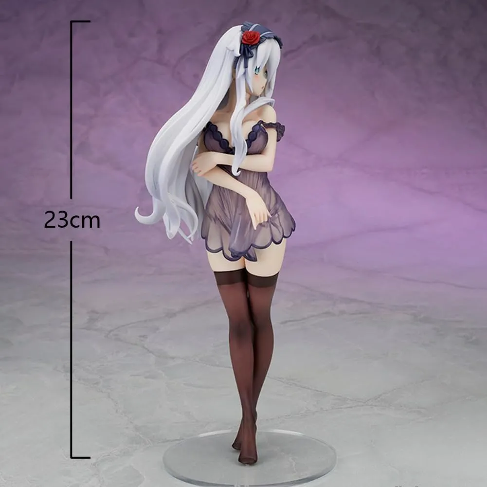 Anime Illustration Art Figure Black Heart Girl Figure Original Painting Izayoi Black Heart Action Figure PVC Model Statue