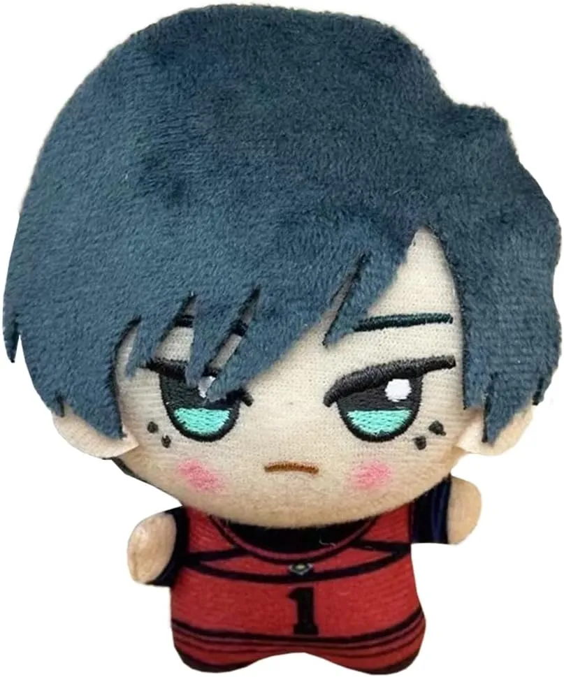 Anime Isagi Yoichi Figure Pendant Rin Itoshi Soft Figure Chigiri Hyoma/Seishiro Nagi Pillow Bag Pendant Hangings Keychain