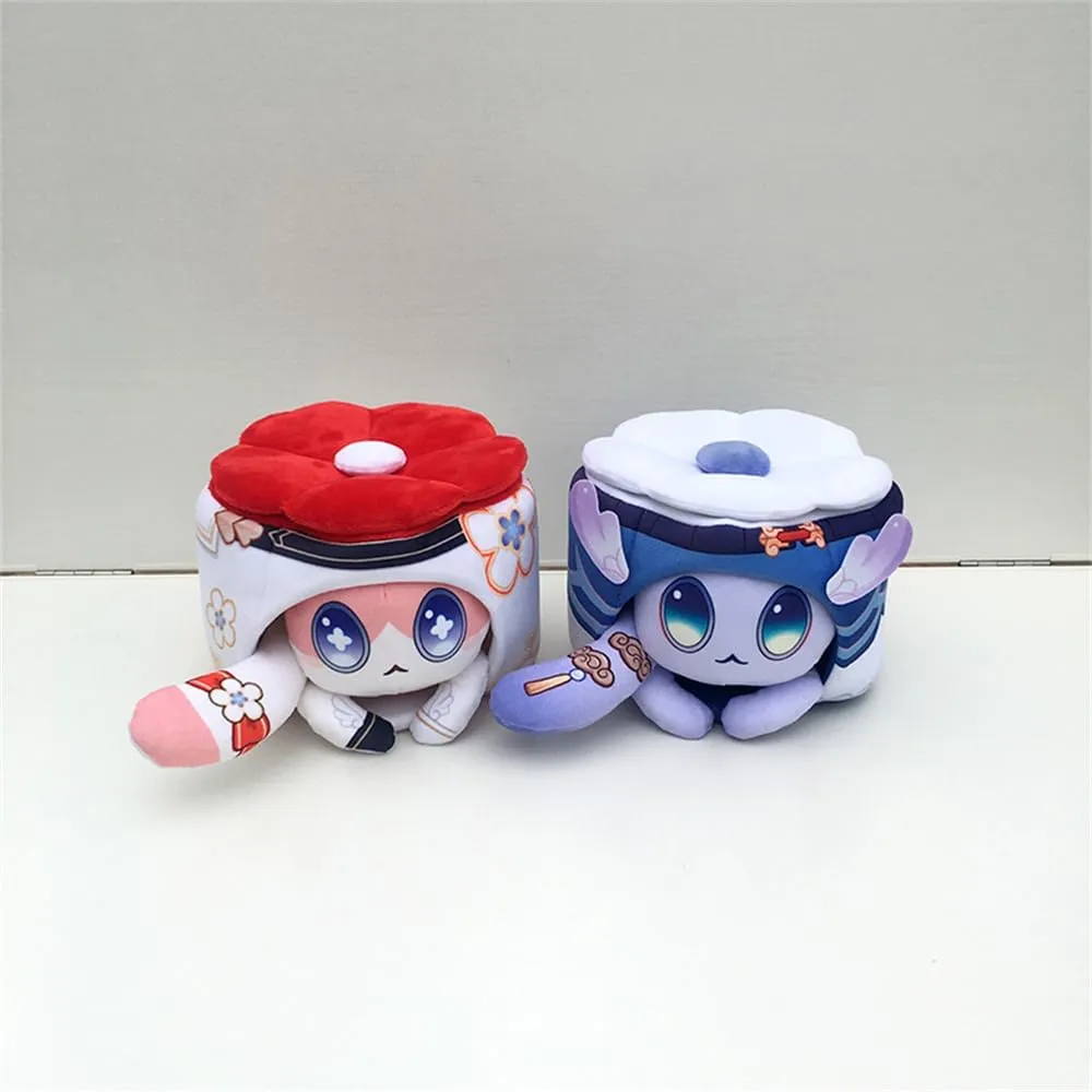 Anime Star Rail Cat Plush Herta Moze Castorice Cartoon Pillow (Bailu)