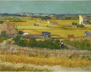 ARTICULOZY Giclee Print Rolled - Van Gogh - The harvest - 24x18 Inch Canvas Wall Decor Art Print