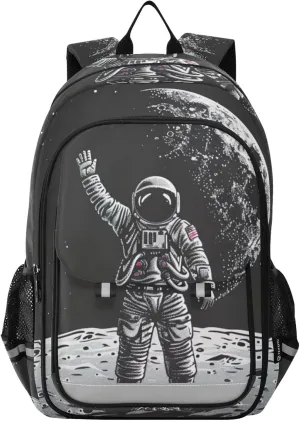 Astronaut Planet Space Print Backpack for Boys Middle-School Elementary Bookbags 20325420
