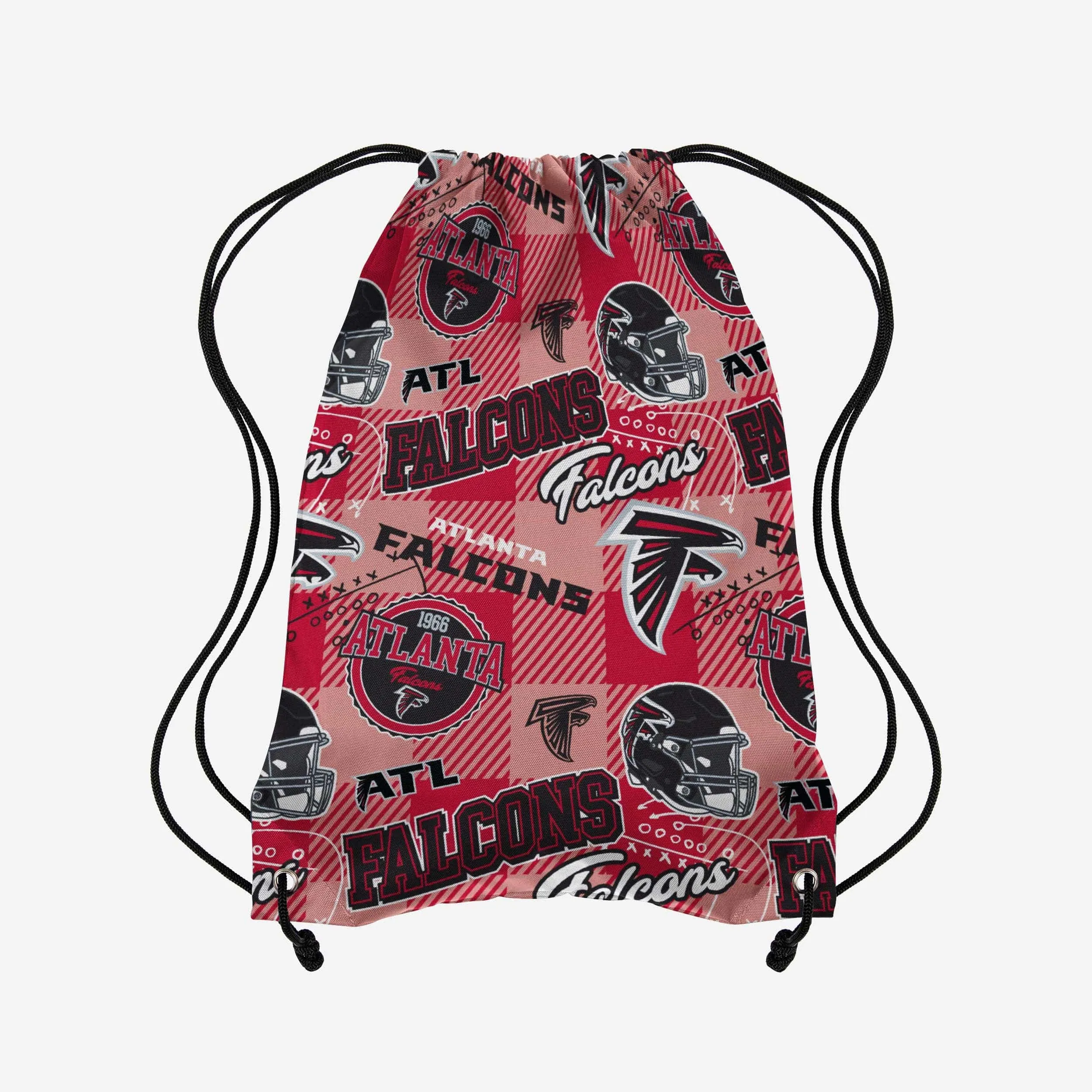 Atlanta Falcons Thematic Repeat Print Drawstring Backpack