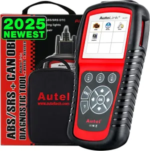 Autel AutoLink AL619 Scanner, 2025 ABS SRS Airbag Warning Light Diagnostic Scan Tool, Up of AL519 ML519 ML619, 10 OBDII Test Modes, DTCs Lookup, Live Data, Turn Off Check Engine Light OBD2 Code Reader