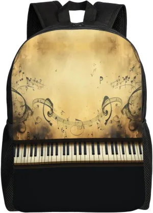 Backpack for Men Women Laptop Backpack Owl on a branch Daypack Laptop Bag for Travel, Musical Work, One Size