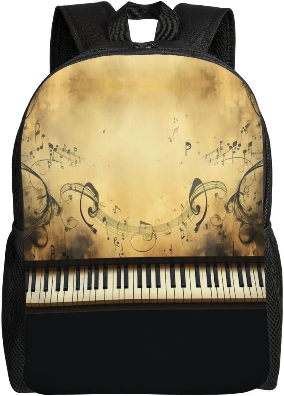 Backpack for Men Women Laptop Backpack Owl on a branch Daypack Laptop Bag for Travel, Musical Work, One Size