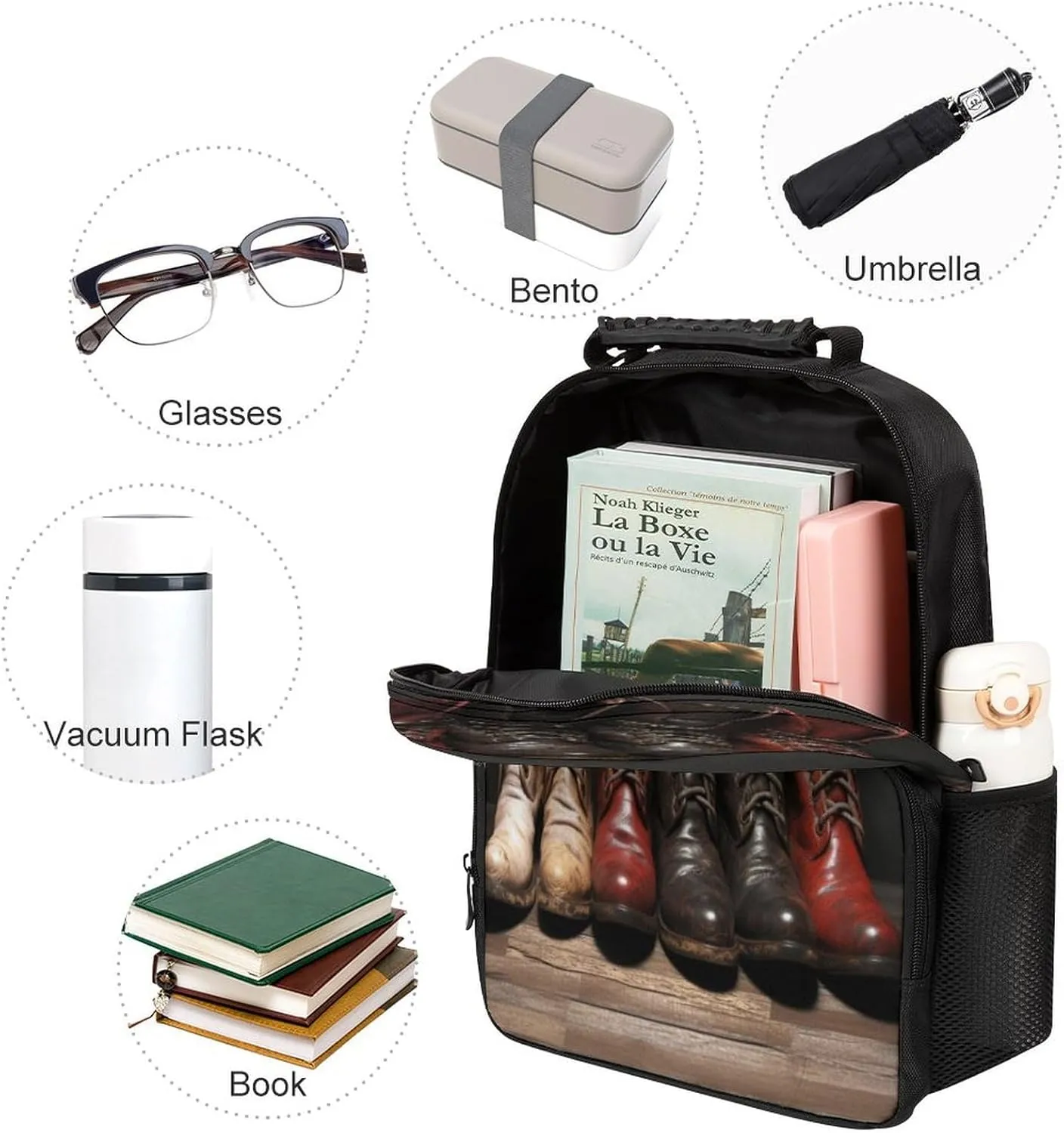 Backpacks Leather Boots Travel Bag Business Work Laptop Backpack