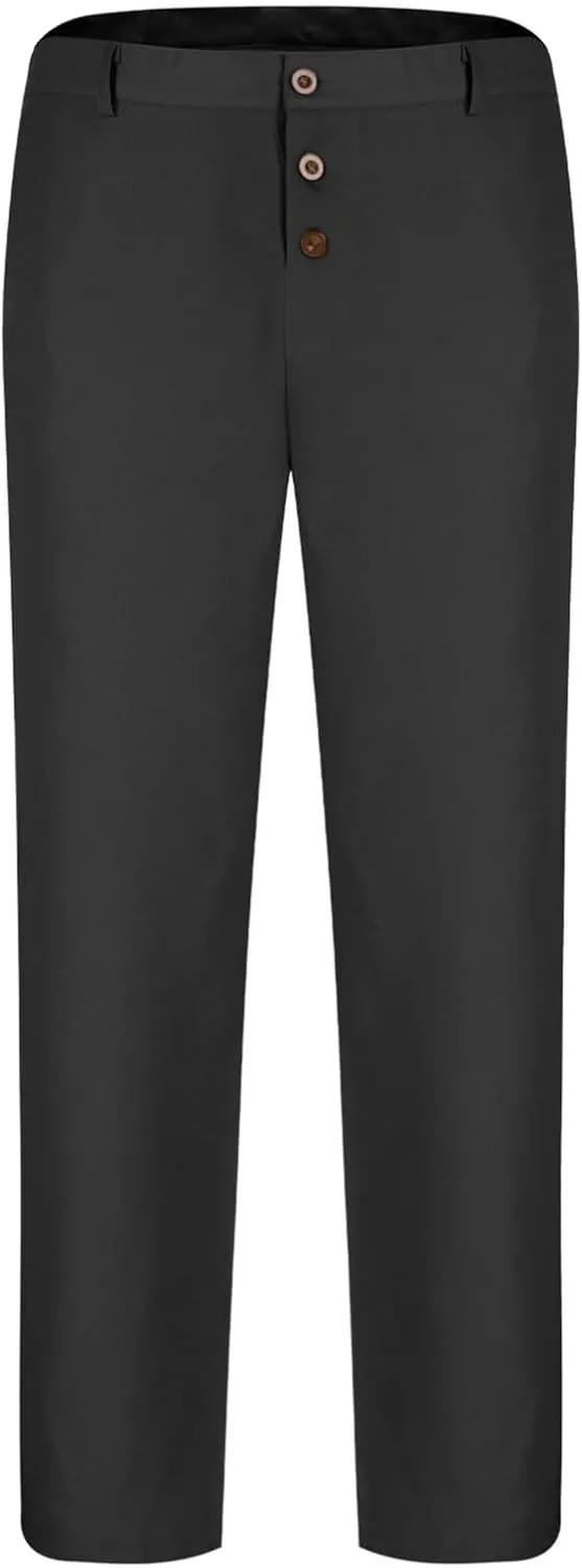 Baggy Wide Leg Dress Pants Men Big and Tall Suit Pants Mens Business Casual Work Pants Office Dressy Pants
