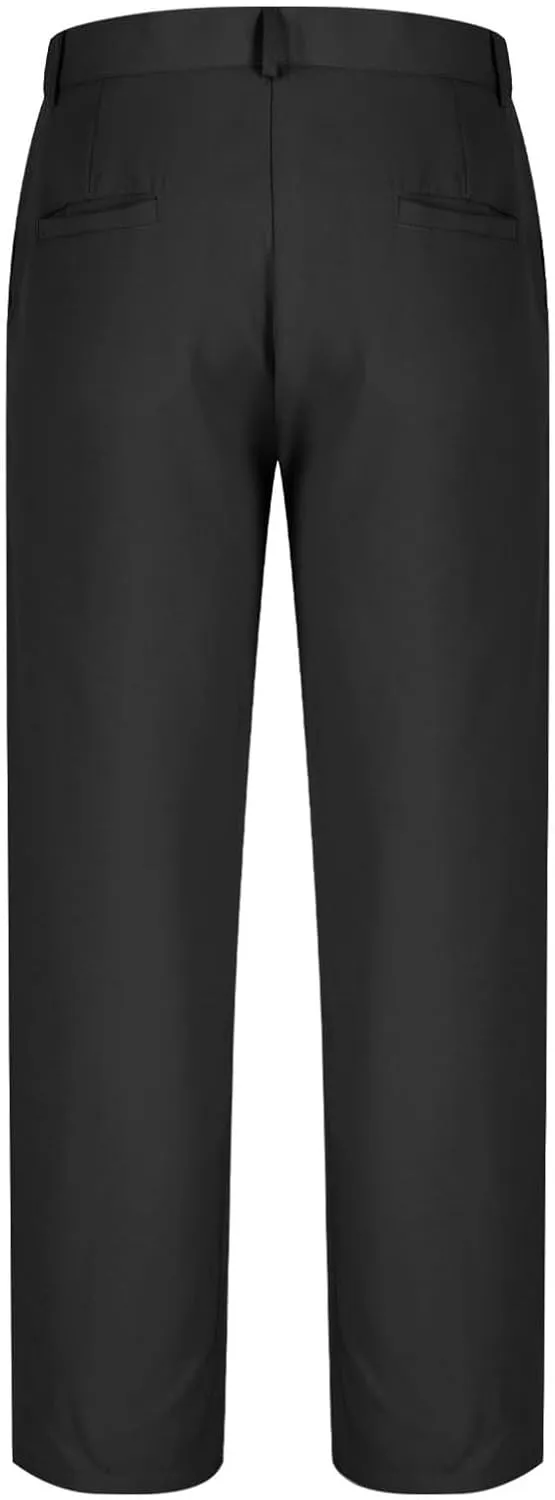 Baggy Wide Leg Dress Pants Men Big and Tall Suit Pants Mens Business Casual Work Pants Office Dressy Pants