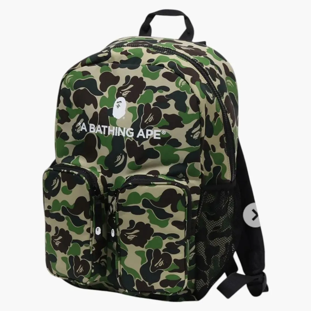 Bape Kids Abc Camo Daypack Green