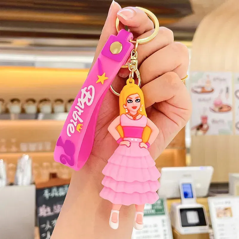 Barbie Character 3D Keychain