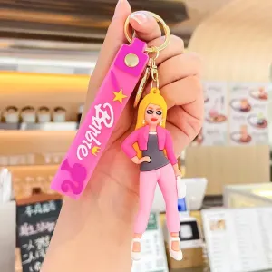 Barbie Character 3D Keychain