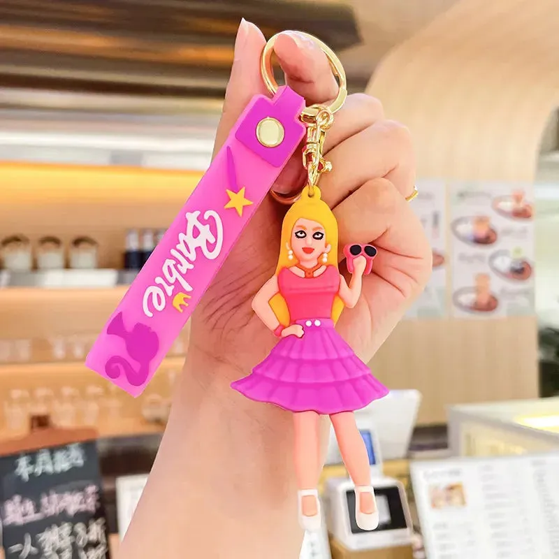 Barbie Character 3D Keychain