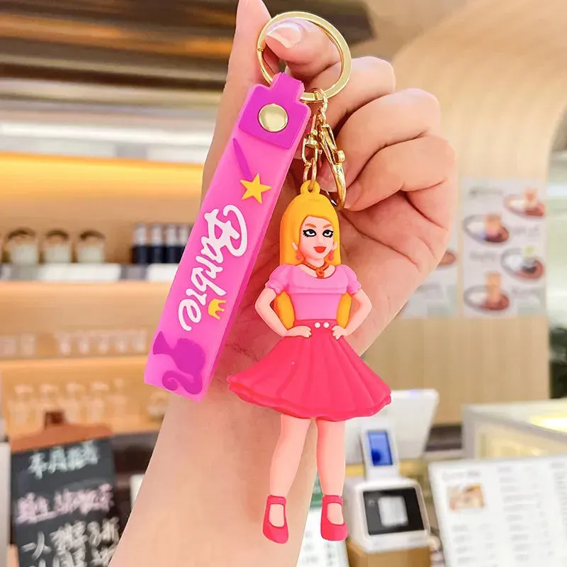 Barbie Character 3D Keychain