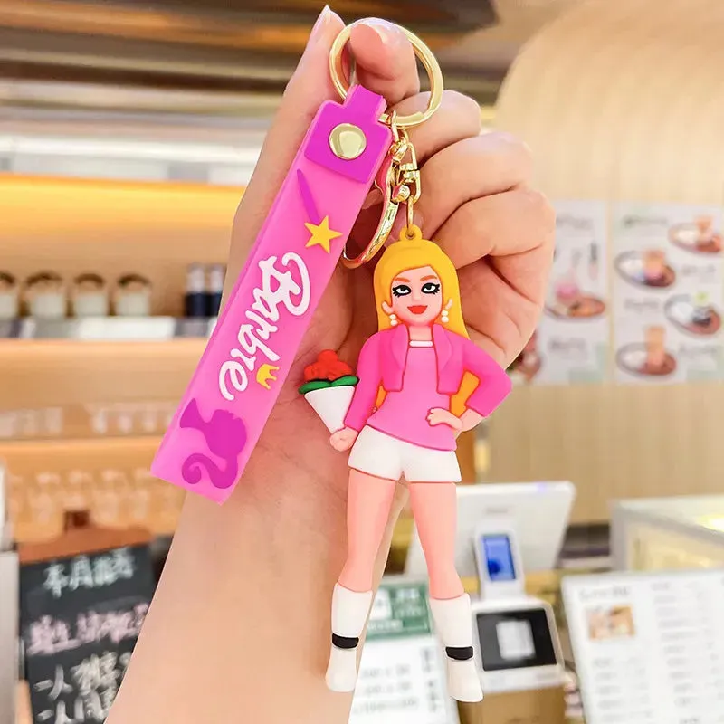 Barbie Character 3D Keychain