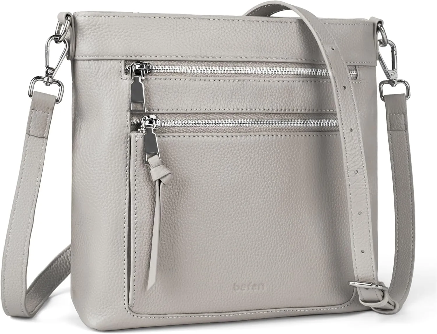 befen Genuine Leather Crossbody Bags for Women, Women's Lightweight Medium Crossbody Shoulder Purses Handbags