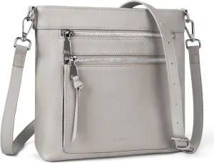 befen Genuine Leather Crossbody Bags for Women, Women's Lightweight Medium Crossbody Shoulder Purses Handbags