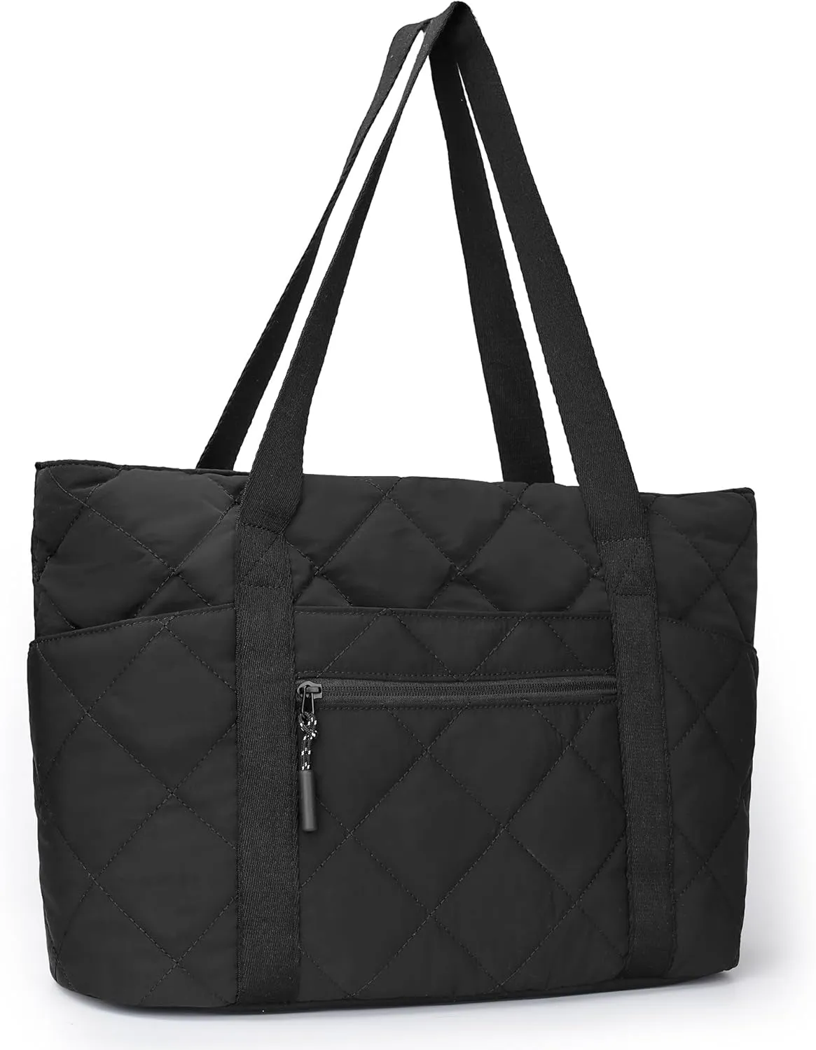 befen Laptop Tote Bag for Women Work, Travel Tote Bags Nurse Puffer Quilted Handbags, Lightweight Waterproof Beach Purse