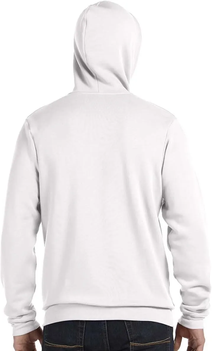 Bella & Canvas Men's 3739 Unisex Poly-Cotton Fleece Full-Zip Hoodie